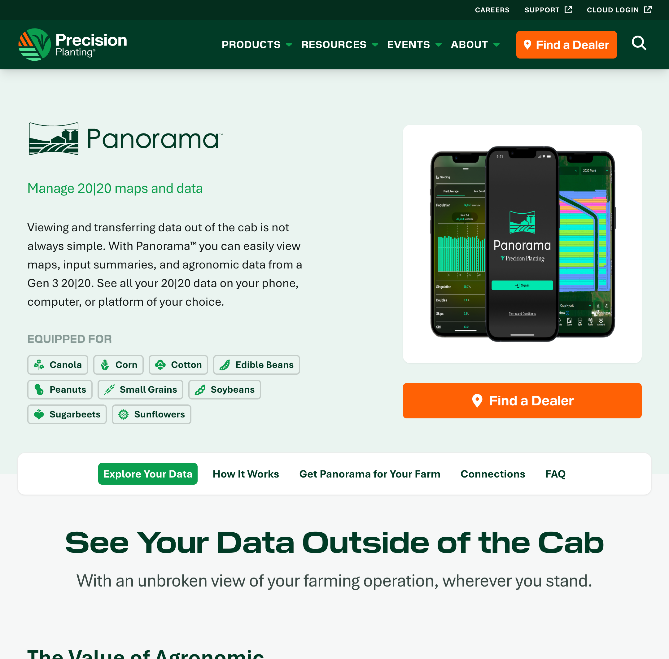 Precision Planting new product page